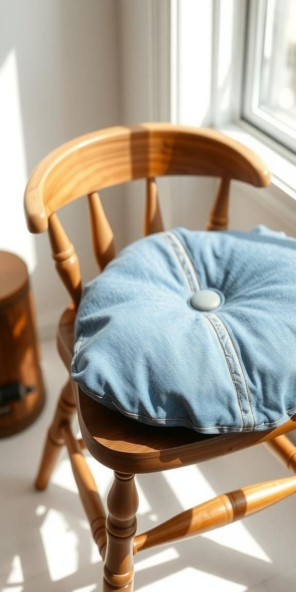 Comfortable Denim Chair Cushions For Extra Seating Joy