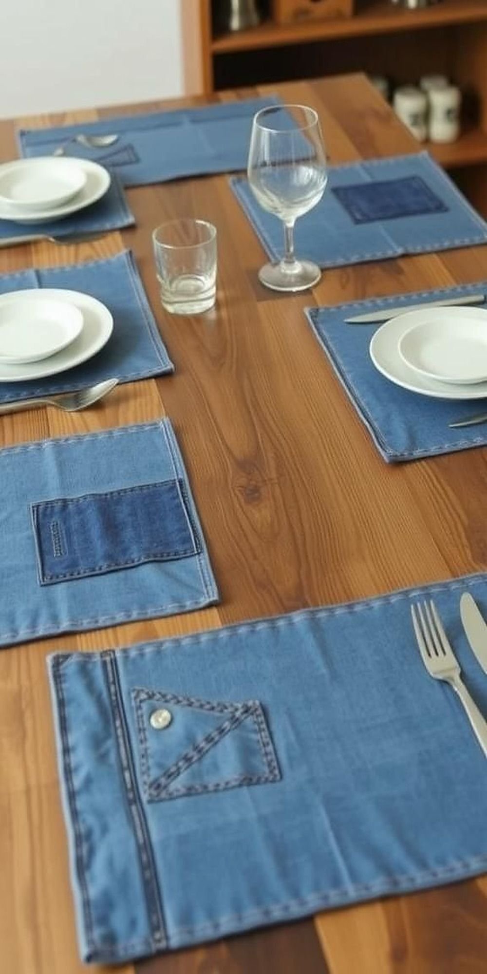 Durable Denim Placemats For Any Dining Table