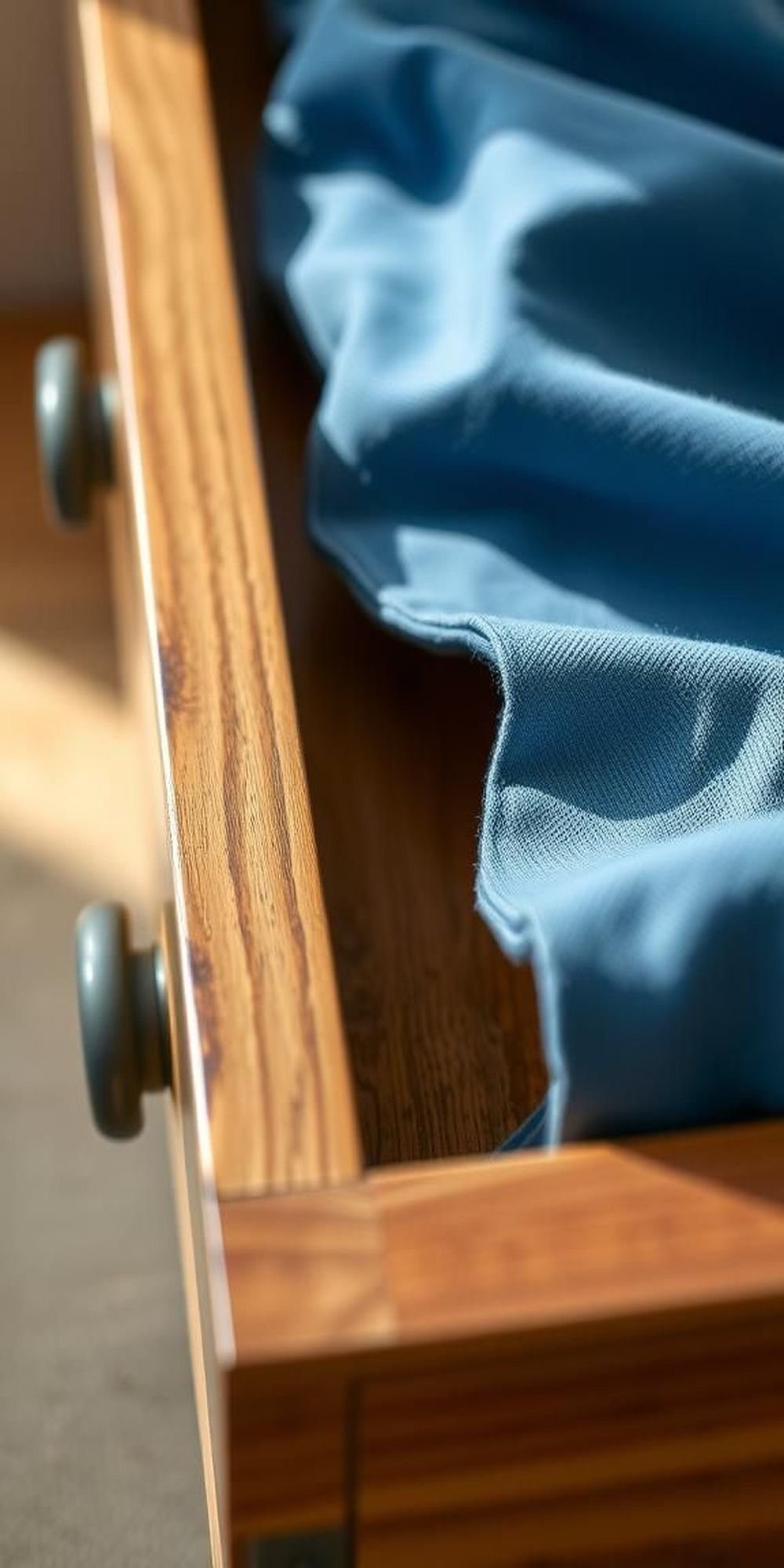 Rustic Denim Drawer Liners To Protect And Decorate