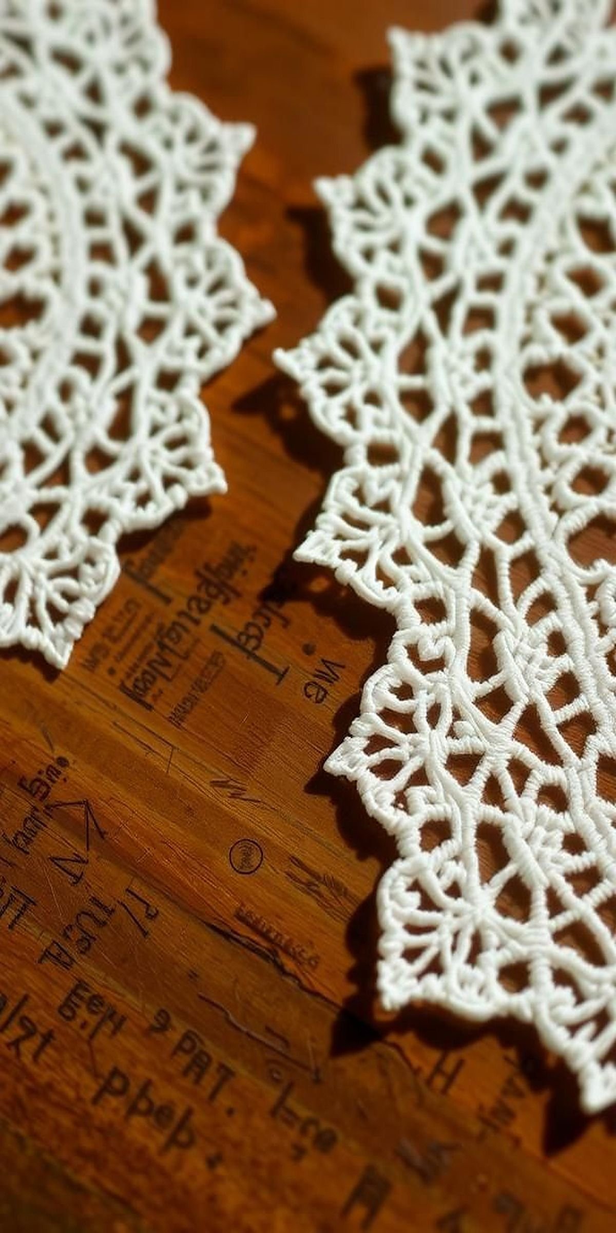 Delicate Edges Shaped With Scallops And Points