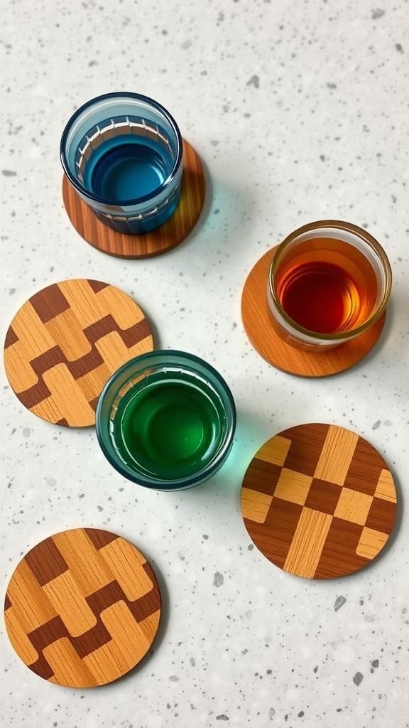 Checkerboard Wave Remix In Retro Tones