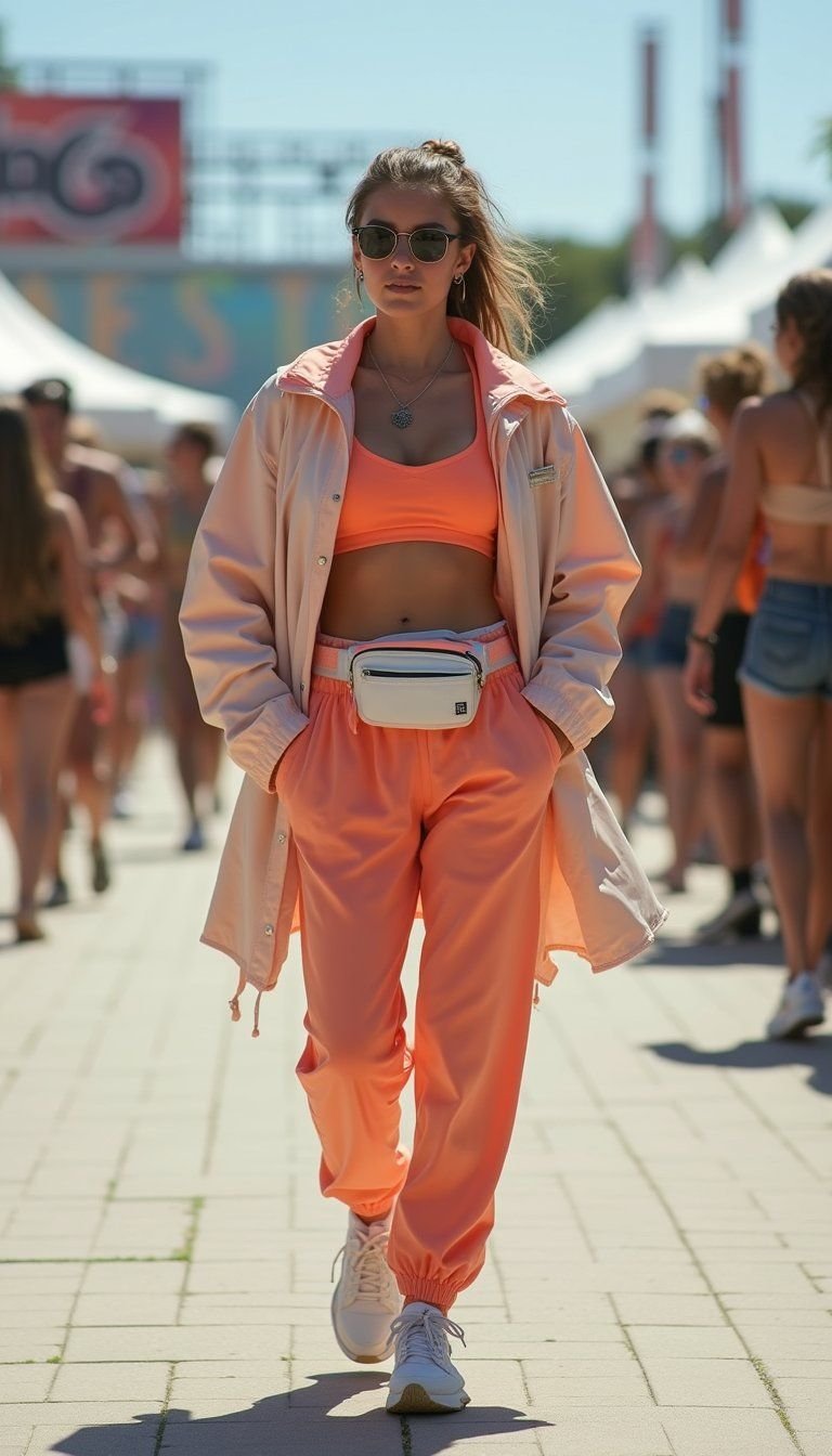 Sporty Two Piece With Lightweight Windbreaker