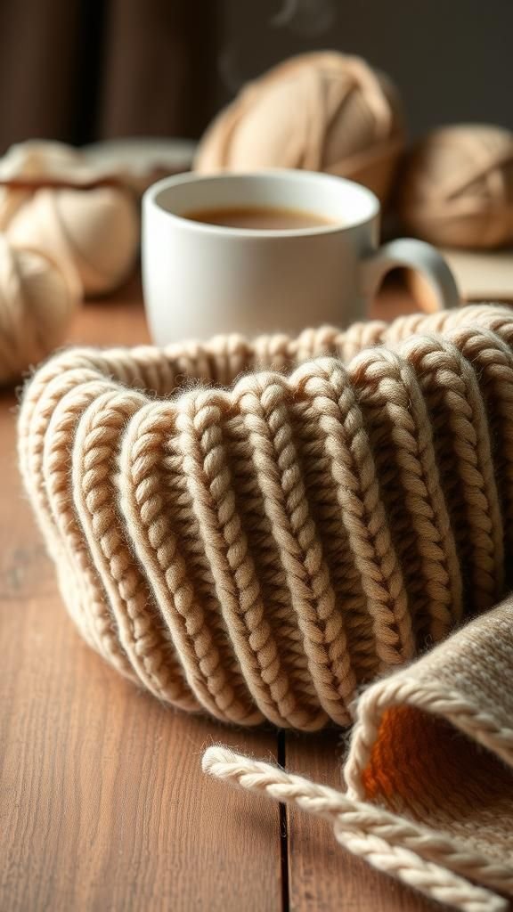 Ear warmer headband from an old neckline