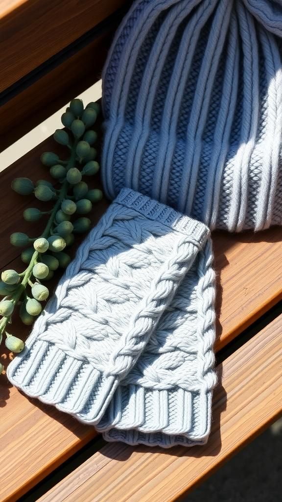 Fingerless mitts that keep thumbs free