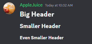 Tiny Text in Discord