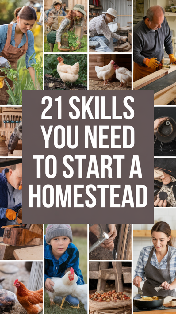 21 Skills You Need to Start a Homestead 1