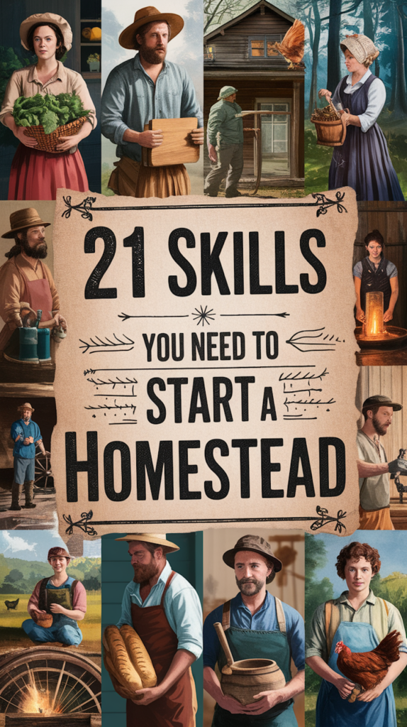 21 Skills You Need to Start a Homestead 3