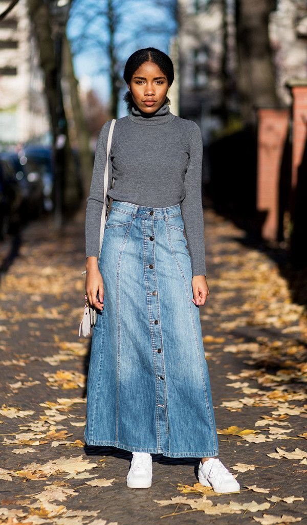 Every Way to Wear a Turtleneck This Season Every Way to Wear a Turtleneck This Season - jean skirt outfits winter