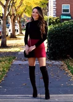 13 Best Maroon mini skirt outfit ideas | outfits, fall outfits, skirt outfits 13 Best Maroon mini skirt outfit ideas | outfits, fall outfits, skirt outfits - burgundy skirt outfit