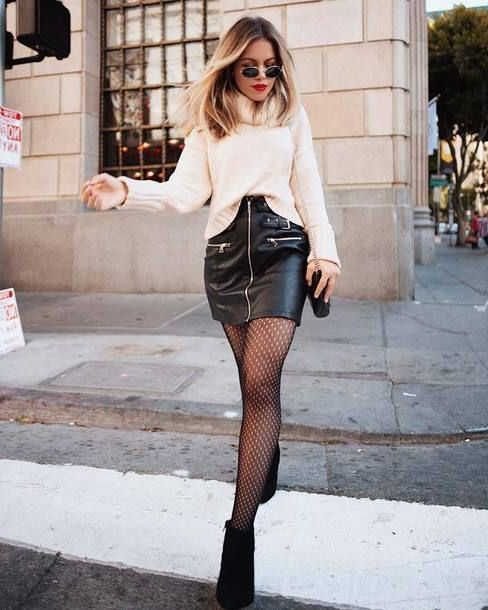 Shoes To Wear With Leather Skirt: 37 Outfit Ideas 2023 | ShoesOutfitIdeas.com Shoes To Wear With Leather Skirt: 37 Outfit Ideas 2023 | ShoesOutfitIdeas.com - short leather skirt outfit