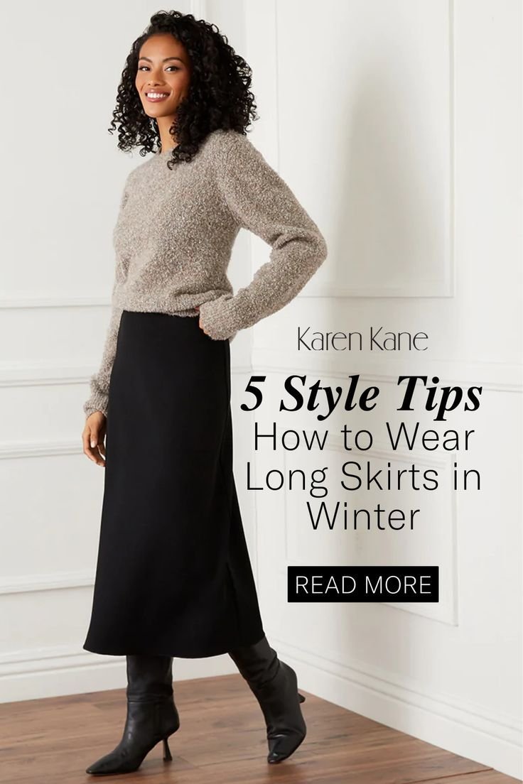 How to Wear a Midi Skirt in Winter How to Wear a Midi Skirt in Winter - midi skirt outfit winter