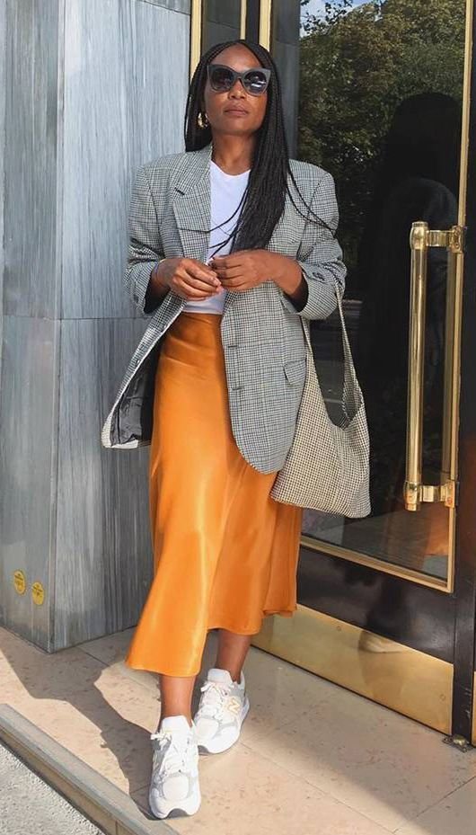 satin skirt and blazer outfit for summer satin skirt and blazer outfit for summer - green satin skirt outfit