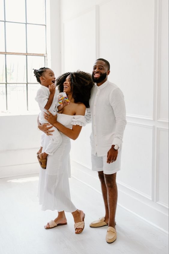 All-White Easter Family Outfits