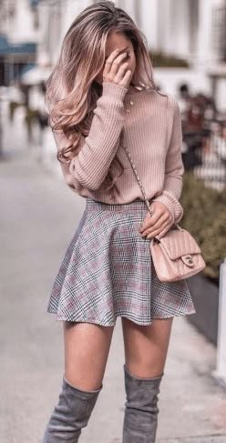 27 Cute Winter Outfits for Going Out - VivieHome 27 Cute Winter Outfits for Going Out - VivieHome - winter skirt