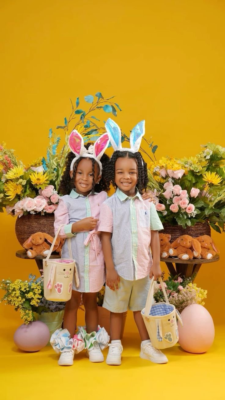 Adorable Easter Sibling Photoshoot
