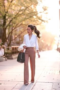 brown flare leggings outfit