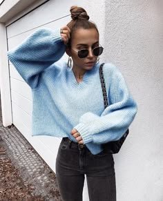 8 Best baby blue sweater ideas | baby blue sweater, fashion, outfits 8 Best baby blue sweater ideas | baby blue sweater, fashion, outfits - baby blue sweater outfit